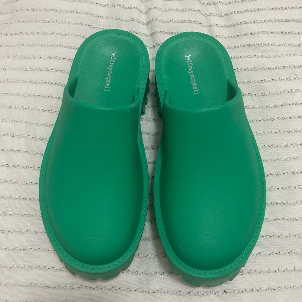 UNWORN Jeffrey Campbell Bae Platform Mules